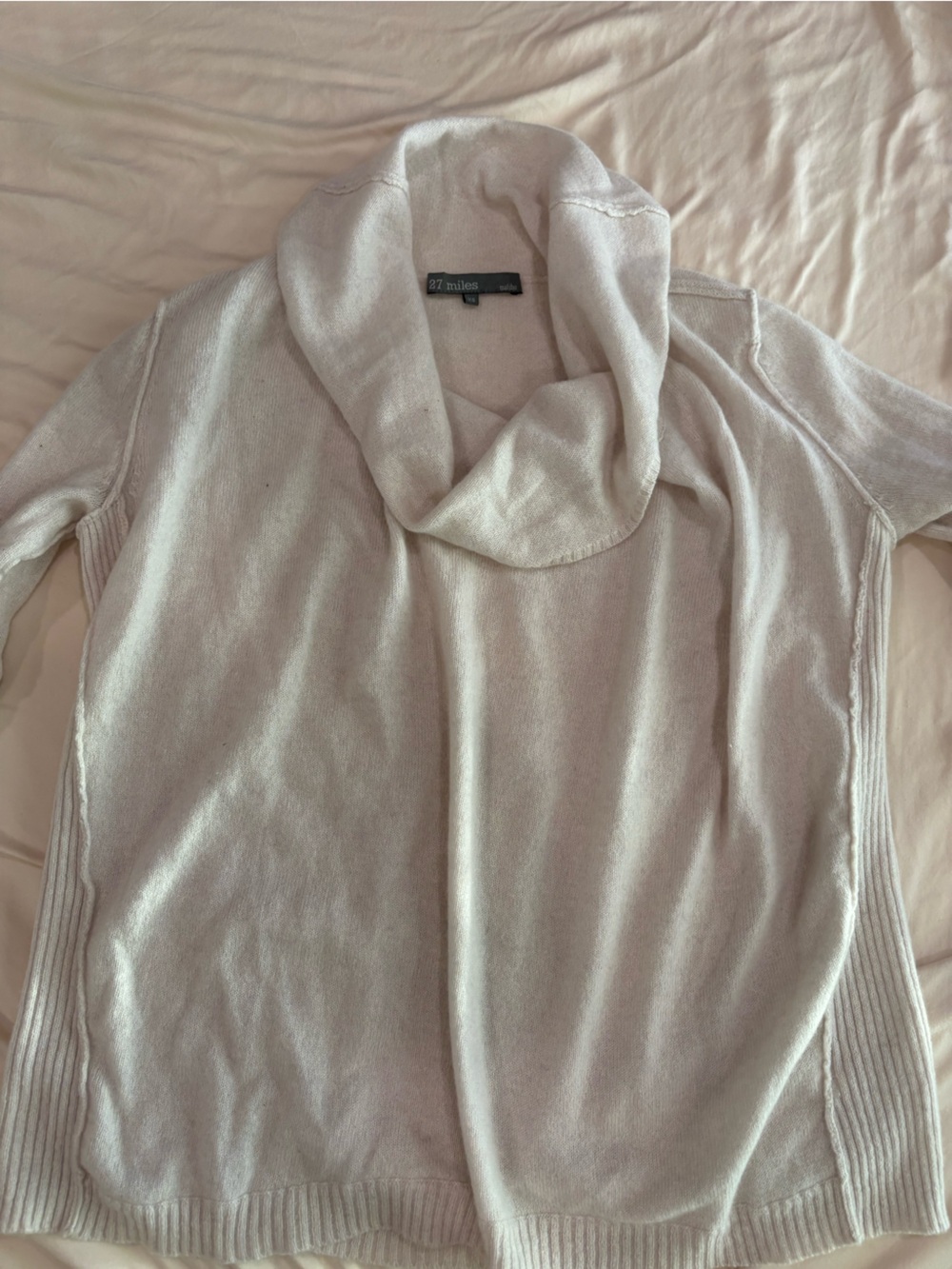 Light Neutral Hooded Sweater